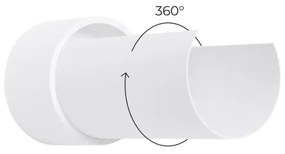 Sollux SL.1676 - Fali lámpa FLASH 1xE27/15W/230V fehér