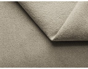 Bézs kárpitozott ágyneműtartós franciaágy ágyráccsal 160x200 cm Kiana – Makamii