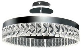 LED Dimmelhető felületre szerelhető csillár LED/75W/230V 3000-6500K króm + távirányítás