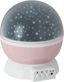 Atmosphera - LED gyerek projektor 3xAA rózsaszín