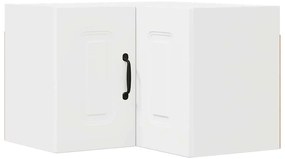 Fali konyhaszekrény polcokkal Fehér 57 x 57 x 40 cm Faanyag
