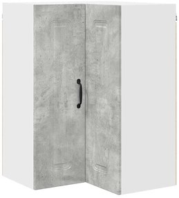 Fali konyhaszekrény Beton Szürke 57 x 57 x 80 cm Faanyag