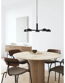 DFTP by Nordlux - Csillár zsinóron NOMI 5xE14/8W/230V fekete