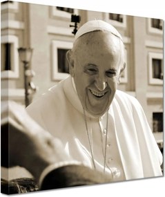 Festmények 20x20 Ferenc pápa portré