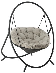 PATIO függő fotel bézs színben