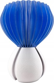 Saku design Led asztali lámpa E27 fehér kék lámpabúra