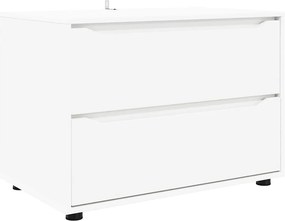 vidaXL Tárolószekrény Fehér 80 x 48 x 57 cm Faanyag