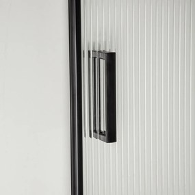 Soho Black 90 íves zuhanykabin zuhanytálca nélkül