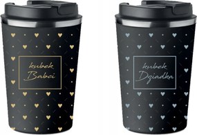 2 db-os Termo Bögre Szett Nagymama Nagypapa Ajándék Nagyszülőknek KT_165