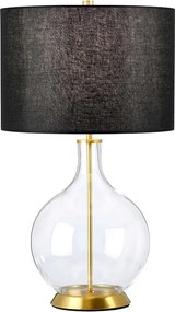 Elstead modern asztali lámpa orb sárgaréz elsorb-clear-ab-blk