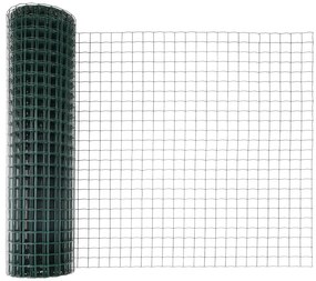 Euro Kerítés Készlet 2 db Zöld Fém 25 x 1 m kerítés Tartós