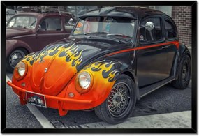 Poszterek keretben 60x40 Tűzbogár Volkswagen