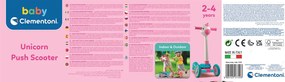Háromkerekű Pink unikornis roller Clementoni