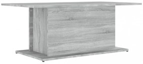 szürke sonoma szerelt fa dohányzóasztal 102x55,5x40 cm