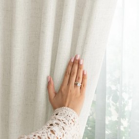 Elefántcsont színű függöny 140x270 cm Velari – Restilo