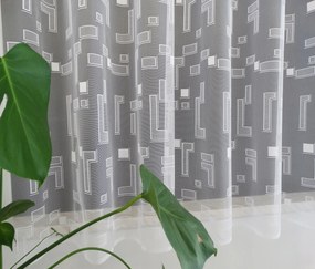 Mg Függöny Építőkocka 32475 Fehér 250X160cm készre varrva Bt M