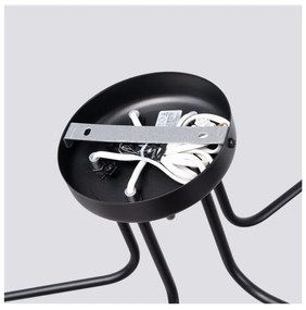 Fekete-fehér mennyezeti lámpa Beam – Sollux