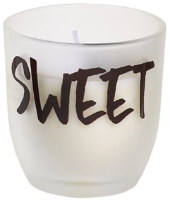 SPAAS Gyertya üvegben, felirattal - SWEET