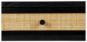 Fekete konzolasztal 40x120 cm Guuji – White Label