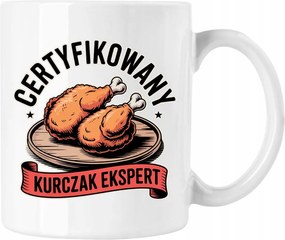 Csirke bögre szakértő mém vicc fehér 330ml