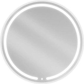 Mexen Rose fürdőszobai megvilágított tükör, kerek 90 cm, LED 6000K, páramentes - 9810-090-090-611-00