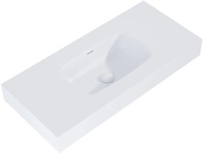 Elita Dimple mosdótál 100.8x46 cm négyszögletes fehér 168860