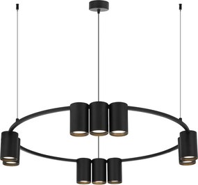 MILAGRO ML0373 GENESIS Modern Függesztett Lámpa Fekete GU10 IP20