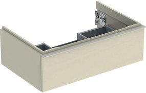 Geberit iCon szekrény 74x47.6x24.7 cm Függesztett, mosdó alatti szürke 502.311.JL.1