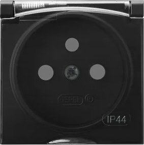 Aria Hermetikus aljzat fedél tűvel fekete PGPH-1UZ/33/d Ospel