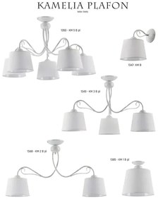 Jupiter 1348 - KM 2 PB - Mennyezeti lámpa KAMELIA 2xE27/60W/230V