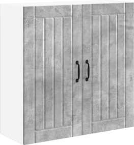 vidaXL Konyhaszekrény Beton Szürke 80 x 31 x 80 cm Faanyag