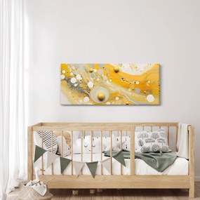 Kép - Absztrakt háttér arany díszítéssel (120x50 cm)