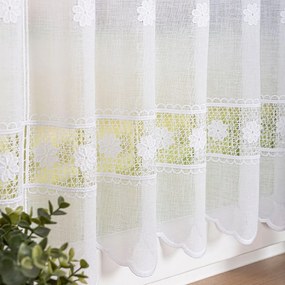 Irigy Hónaljmirigy 50cm-es gipszkarton függöny 0,5m csipke virág elegáns áttört