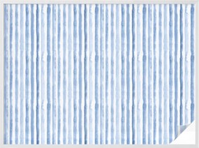 Ablakfólia öntapadós Adatvédelem Kék csíkos 200x146 cm