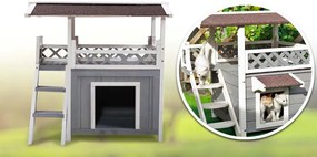 Emeletes kutyaház/cicaház
