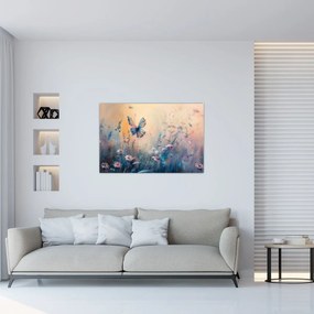 Kép - Rét pillangóval II (90x60 cm)