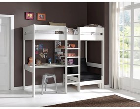 Fehér magasított gyerekágy 90x200 cm Pino - Vipack