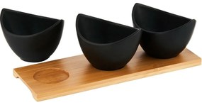 Florina Adria tálalószett, fekete