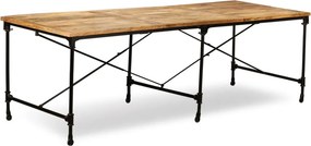 vidaXL tömör mangófa étkezőasztal 240 cm