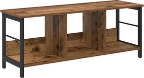 vidaXL Könyvespolc Öreg fa 102 x 32 x 40,5 cm Faanyag