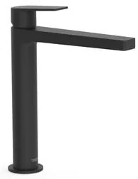 Mosdó csaptelep TRES Project leeresztőszelep nélkül fekete matt 21120301NM