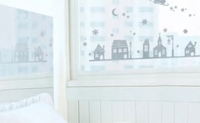 Karácsonyi ablakmatrica Karácsonyi város