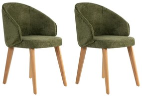 Bentley Green and Light Oak étkezőszék szett, 2 db