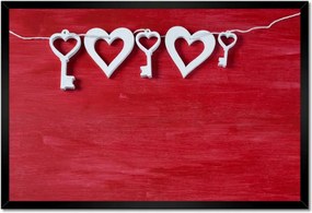 Poszterek keretben 60x40 Nőnap Ajándék Love