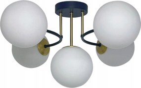 Függő Lámpa Mennyezeti Csillár Gömb fekete Modern Led tejüveg