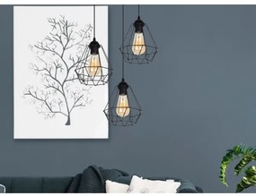 Csillár zsinóron DIAMENT 3xE27/60W/230V