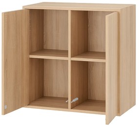 Boxie 2 ajtós fali szekrény 80x80x37 cm sonoma tölgy