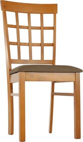 Szék, cseresznye/bézsbarna, GRID NEW