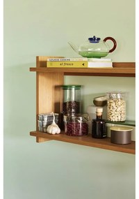 Natúr színű többszintes fali polc tölgyfa dekorral 62 cm Less – Hübsch