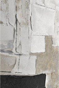 Nyomtatott-kézzel festett részletekkel vászon kép 80x80 cm Crown – Bizzotto